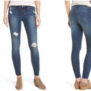 ARTICLES OF SOCIETY SARAH DISTRESSED SKINNY JEANS IN PRARIE Sz 26 EUC